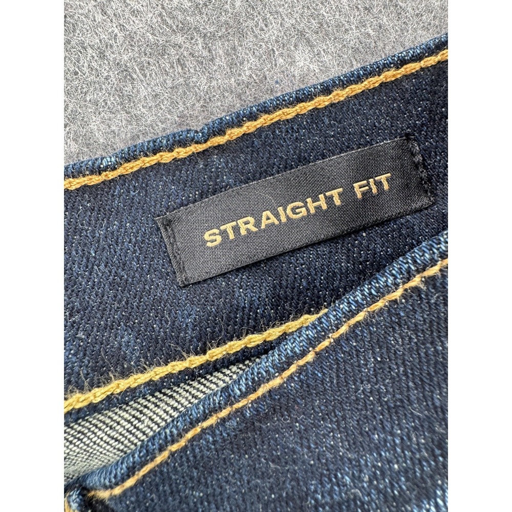 Flint And Tinder Jeans Mens 34x30 Blue Straight Fit Stretch Denim USA FT 064 - Picture 4 of 16